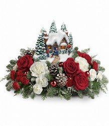 <b>2015 Thomas Kinkade's Jolly Santa</b> from Scott's House of Flowers in Lawton, OK
